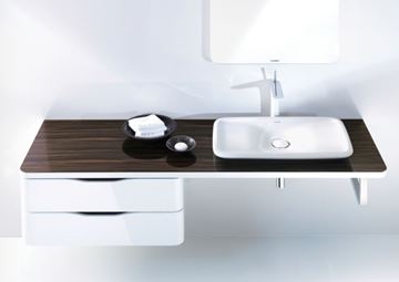 DURAVIT PURAVIDA umývadlo na dosku 69,5 cm, bez prepadu, WonderGliss 03707000001 Obrázek - fotka