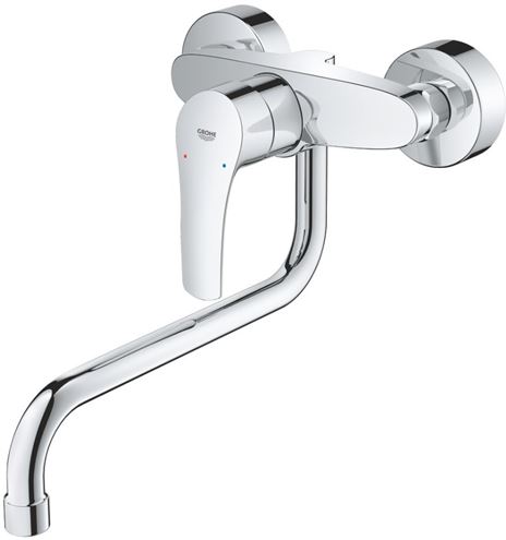 GROHE EUROSMART drezová nástenná batéria, chróm 32224003 Obrázek - fotka