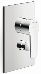 CRISTINA PRIME vaňová podomietková batéria, s prepínačom, s telesom, chrome