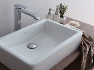 DURAVIT VERO umývadlo na dosku 60 cm, bez prepadu, WonderGliss 04556000001 Obrázek - fotka