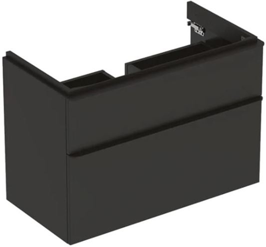 GEBERIT SMYLE SQUARE skrinka pod umývadlo 88,4x47x61,7 cm, 2 zásuvky, matná lávová 500.354.JK.1 Obrázek - Hlavní obrázek