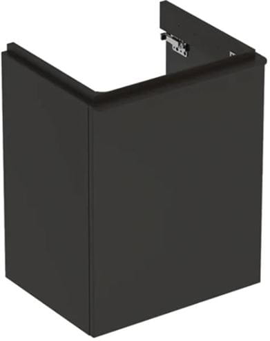 GEBERIT SMYLE SQUARE skrinka pod umývadlo 49,2x40,6x61,7 cm, 1 dvierka, pánty vpravo, matná lávová 500.363.JK.1 Obrázek - Hlavní obrázek