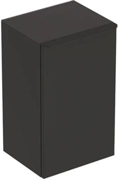 GEBERIT SMYLE SQUARE nízka skrinka 36x32, 6x60 cm, 1 dvierka, pánty vľavo, matná lávová