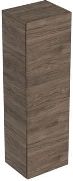 GEBERIT SMYLE SQUARE nízka skrinka 36x29, 9x118 cm, 1 dvierka, Push-open, orech hickory