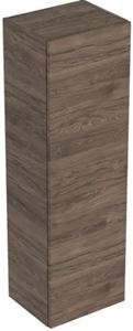 GEBERIT SMYLE SQUARE nízka skrinka 36x29, 9x118 cm, 1 dvierka, Push-open, orech hickory
