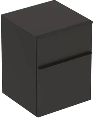 GEBERIT SMYLE SQUARE nízka skrinka 45x47x60 cm, 2 zásuvky, matná lávová 500.357.JK.1 Obrázek - Hlavní obrázek
