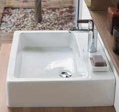 DURAVIT VERO umývadlo 60 cm, s otvorom pre batériu a prepadom, brúsené 0454600027 Obrázek - fotka