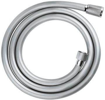 EASY sprchová hadica 1500 mm, hladká, plast, sivá
