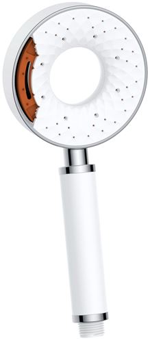 EASY ručná sprcha pr. 110 mm, 3 prúdy, biela/chróm JA187 Obrázek - fotka