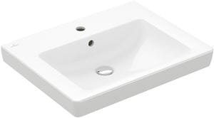 VILLEROY & BOCH VERITY DESIGN 2.0 umývadlo 60 cm, s otvorom pre batériu a prepadom, alpská biela