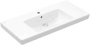 VILLEROY & BOCH VERITY DESIGN 2.0 umývadlo 100 cm, s otvorom pre batériu a prepadom, alpská biela