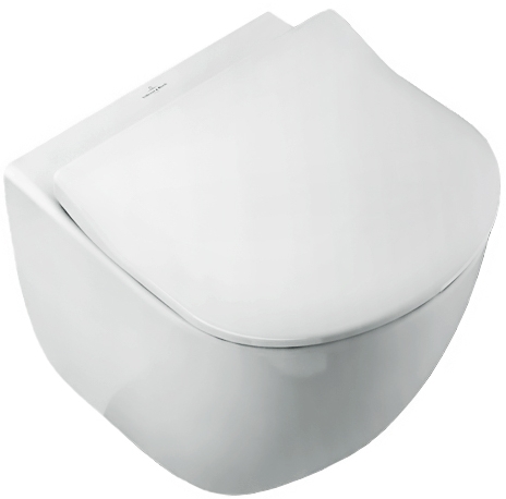 VILLEROY & BOCH VERITY DESIGN 2.0 závesné WC, so SoftClosing sedadlom, DirectFlush splachovanie, alpská biela 5C98HR01 Obrázek - Hlavní obrázek