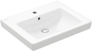 VILLEROY & BOCH VERITY DESIGN 2.0 umývadlo 60 cm, s otvorom pre batériu a prepadom, CeramicPlus, alpská biela