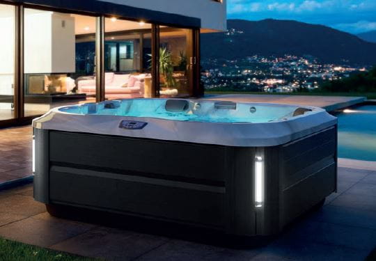 JACUZZI J-335 vírivka 214x214 cm, pre 5-6 osôb, 42 trysiek, s izoláciou SmartSeal, s termokrytom, s osvetlením, platinum/brushed grey J335+903002410 Obrázek - fotka