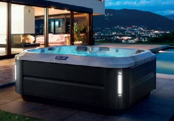 JACUZZI J-335 vírivka 214x214 cm, pre 5-6 osôb, 42 trysiek, s izoláciou SmartSeal, s termokrytom, s osvetlením, platinum/brushed grey J335+903002410 Obrázek - fotka