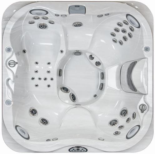 JACUZZI J-335 vírivka 214x214 cm, pre 5-6 osôb, 42 trysiek, s izoláciou SmartSeal, s termokrytom, s osvetlením, platinum/brushed grey J335+903002410 Obrázek - fotka