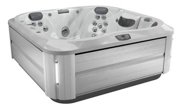 JACUZZI J-335 vírivka 214x214 cm, pre 5-6 osôb, 42 trysiek, s izoláciou SmartSeal, s termokrytom, s osvetlením, platinum/brushed grey