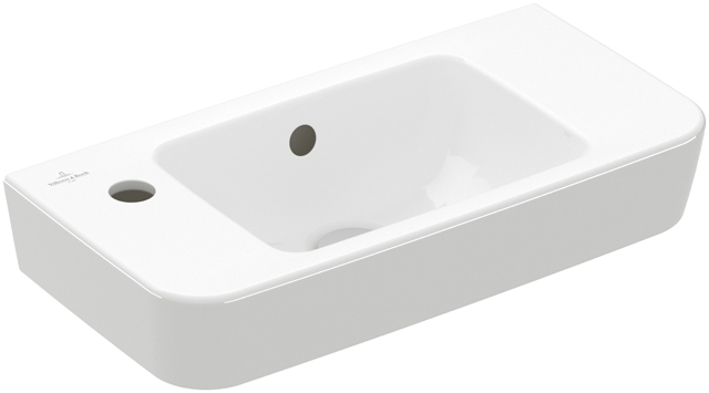 VILLEROY & BOCH VERITY DESIGN 2.0 umývadlo 50 cm, s otvorom pre batériu vľavo, s prepadom 7311L501 Obrázek - Hlavní obrázek