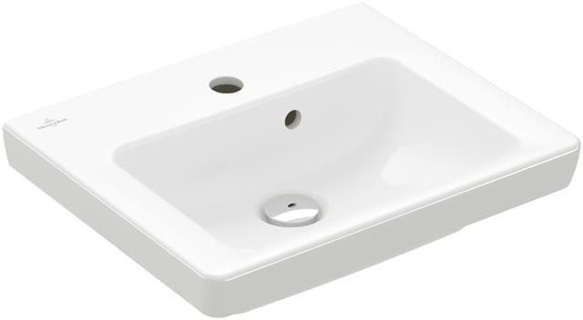 VILLEROY & BOCH VERITY DESIGN 2.0 umývadlo 45 cm, s otvorom pre batériu a prepadom, CeramicPlus, alpská biela 7300F5R1 Obrázek - Hlavní obrázek
