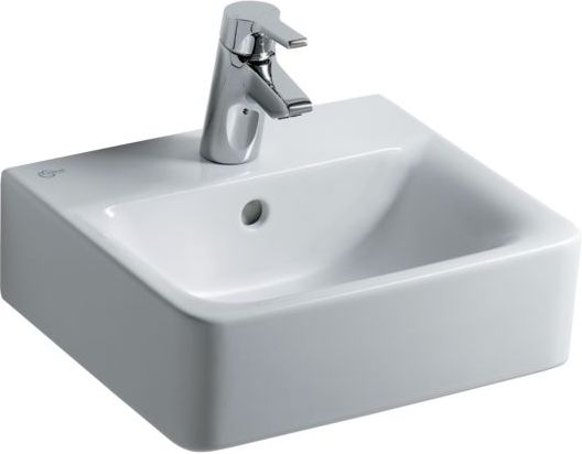 IDEAL STANDARD CONNECT CUBE umývadielko 40 cm, s otvorom pre batériu a prepadom E713701 Obrázek - Hlavní obrázek
