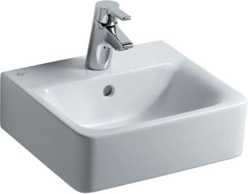 IDEAL STANDARD CONNECT CUBE umývadlo 40 cm, s otvorom pre batériu a prepadom