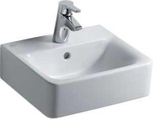 IDEAL STANDARD CONNECT CUBE umývadielko 40 cm, s otvorom pre batériu a prepadom