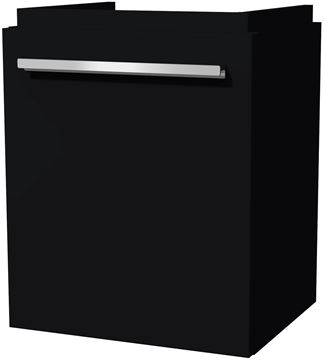 VILLEROY & BOCH VERITY DESIGN 2.0 skrinka pod umývadielko 43,5x36,2x54 cm, 1 dvierka, pánty vľavo, Black Matt