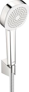 HANSA BASICJET STYLE sprchová súprava 3-dielna, ručná sprcha 96x96 mm, hadica, držiak, chróm