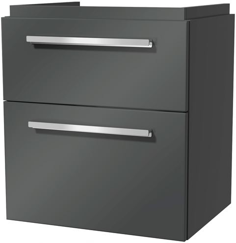 VILLEROY & BOCH VERITY DESIGN 2.0 skrinka pod umývadlo 53,5x42x60 cm, 2 zásuvky, Glossy Grey B07700FP Obrázek - Hlavní obrázek