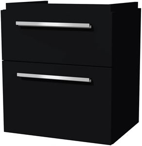 VILLEROY & BOCH VERITY DESIGN 2.0 skrinka pod umývadlo 53,5x42x60 cm, 2 zásuvky, Black Matt