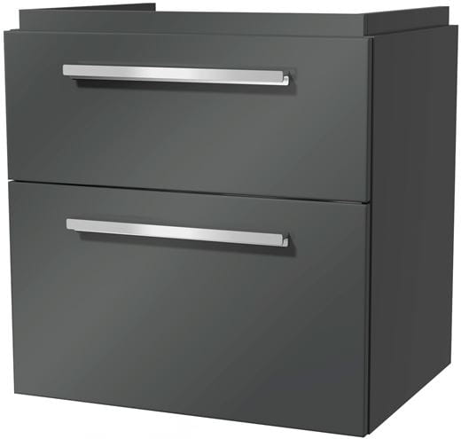 VILLEROY & BOCH VERITY DESIGN 2.0 skrinka pod umývadlo 58,5x45x60 cm, 2 zásuvky, Glossy Grey B07600FP Obrázek - Hlavní obrázek