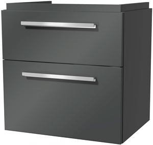 VILLEROY & BOCH VERITY DESIGN 2.0 skrinka pod umývadlo 58,5x45x60 cm, 2 zásuvky, Glossy Grey