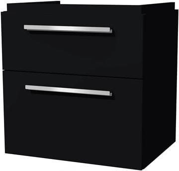 VILLEROY & BOCH VERITY DESIGN 2.0 skrinka pod umývadlo 58,5x45x60 cm, 2 zásuvky, Black Matt