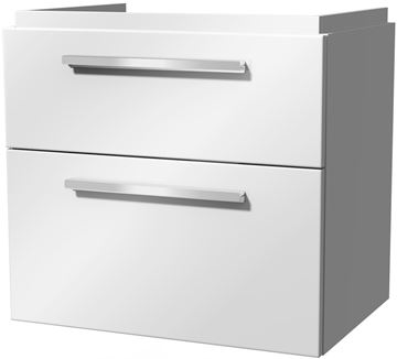 VILLEROY & BOCH VERITY DESIGN 2.0 skrinka pod umývadlo 63,5x45x60 cm, 2 zásuvky, Glossy White