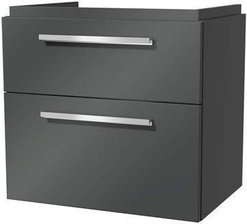 VILLEROY & BOCH VERITY DESIGN 2.0 skrinka pod umývadlo 63,5x45x60 cm, 2 zásuvky, Glossy Grey
