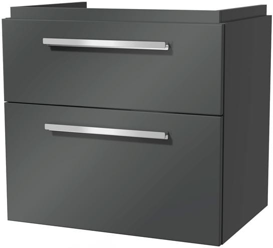VILLEROY & BOCH VERITY DESIGN 2.0 skrinka pod umývadlo 63,5x45x60 cm, 2 zásuvky, Glossy Grey B07500FP Obrázek - Hlavní obrázek