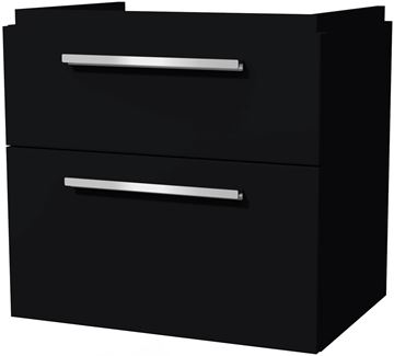 VILLEROY & BOCH VERITY DESIGN 2.0 skrinka pod umývadlo 63,5x45x60 cm, 2 zásuvky, Black Matt