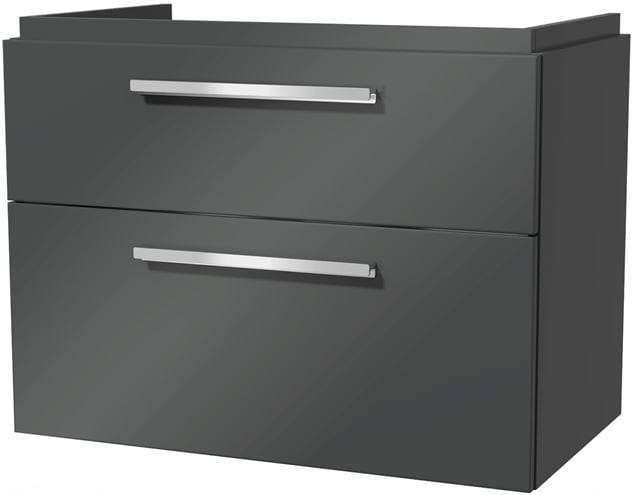 VILLEROY & BOCH VERITY DESIGN 2.0 skrinka pod umývadlo 78,5x45x60 cm, 2 zásuvky, Glossy Grey B07400FP Obrázek - Hlavní obrázek