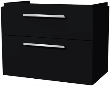 VILLEROY & BOCH VERITY DESIGN 2.0 skrinka pod umývadlo 78,5x45x60 cm, 2 zásuvky, Black Matt