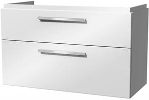 VILLEROY & BOCH VERITY DESIGN 2.0 skrinka pod umývadlo 98,5x45x60 cm, 2 zásuvky, Glossy White