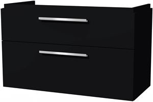 VILLEROY & BOCH VERITY DESIGN 2.0 skrinka pod umývadlo 98,5x45x60 cm, 2 zásuvky, Black Matt