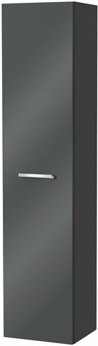 VILLEROY & BOCH VERITY DESIGN 2.0 vysoká skrinka 40x34,2x174,3 cm, 1 dvierka, pánty vľavo, Glossy Grey B08100FP Obrázek - Hlavní obrázek