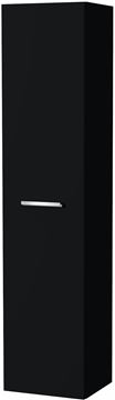 VILLEROY & BOCH VERITY DESIGN 2.0 vysoká skrinka 40x34,2x174,3 cm, 1 dvierka, pánty vľavo, Black Matt
