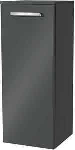 VILLEROY & BOCH VERITY DESIGN 2.0 nízka skrinka 35x34,3x88,8 cm, 1 dvierka, pánty vľavo, Glossy Grey