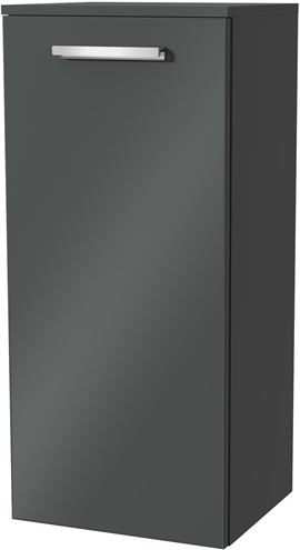 VILLEROY & BOCH VERITY DESIGN 2.0 nízka skrinka 40x34,3x88,8 cm, 1 dvierka, pánty vľavo, Glossy Grey B08200FP Obrázek - Hlavní obrázek