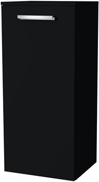VILLEROY & BOCH VERITY DESIGN 2.0 nízka skrinka 40x34,3x88,8 cm, 1 dvierka, pánty vľavo, Black Matt