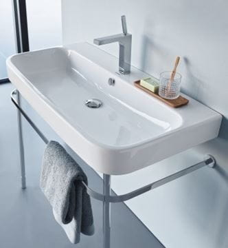 DURAVIT HAPPY D.2 umývadlo 100 cm, s otvorom pre batériu a prepadom, WonderGliss 23181000001 Obrázek - fotka