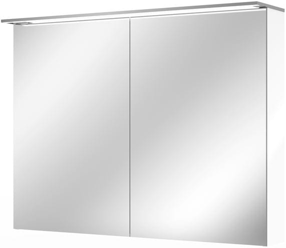 VILLEROY & BOCH VERITY DESIGN 2.0 zrkadlová skrinka 100x76x14,9 cm, osvetlenie, so zväčšovacím zrkadlom, vypínačom a el. zásuvkou, Glossy White A46510DH Obrázek - Hlavní obrázek