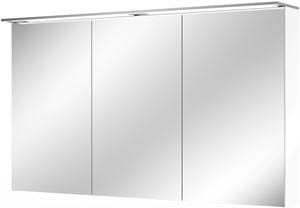 VILLEROY & BOCH VERITY DESIGN 2.0 zrkadlová skrinka 130x76x14,9 cm, osvetlenie, so zväčšovacím zrkadlom, vypínačom a el. zásuvkou, Glossy White
