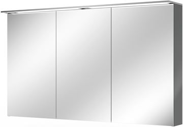 VILLEROY & BOCH VERITY DESIGN 2.0 zrkadlová skrinka 130x76x14,9 cm, osvetlenie, so zväčšovacím zrkadlom, vypínačom a el. zásuvkou, Glossy Grey
